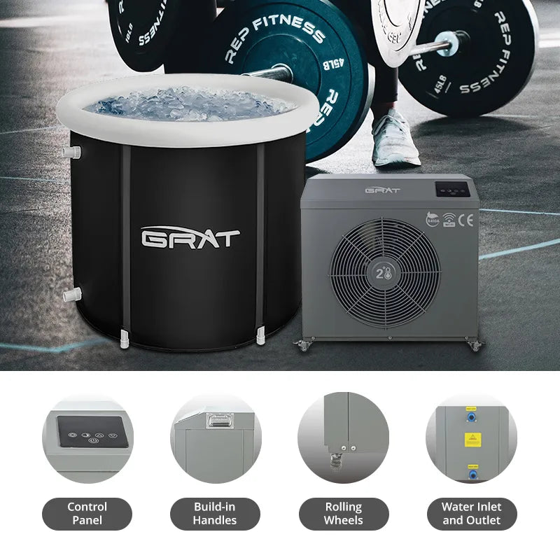 Ultimate Ice Bath Bundle Grat Cold Plunge