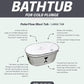 Ice Bath Tub Cold Plunge Tub with 2 Covers, Cold Water Plunge Tub - Insulated Ice Bath Cold Plunge, Portable Ice Bath Pod, Inflatable Cold Plunge Tub