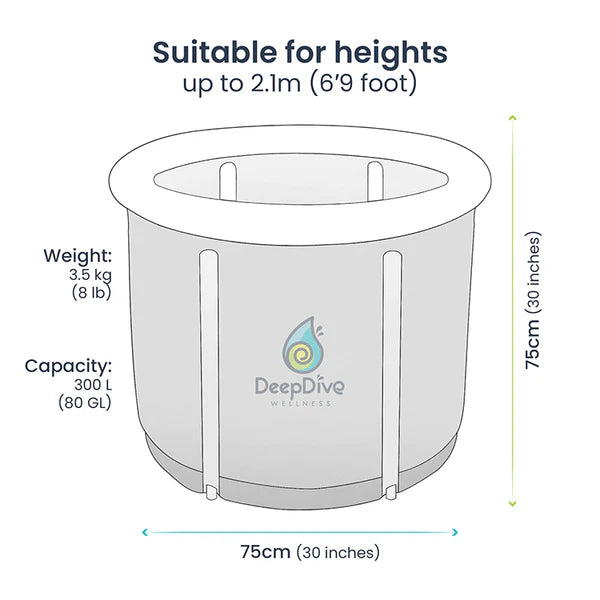 Deep Dive Portable Cold Plunge Bath