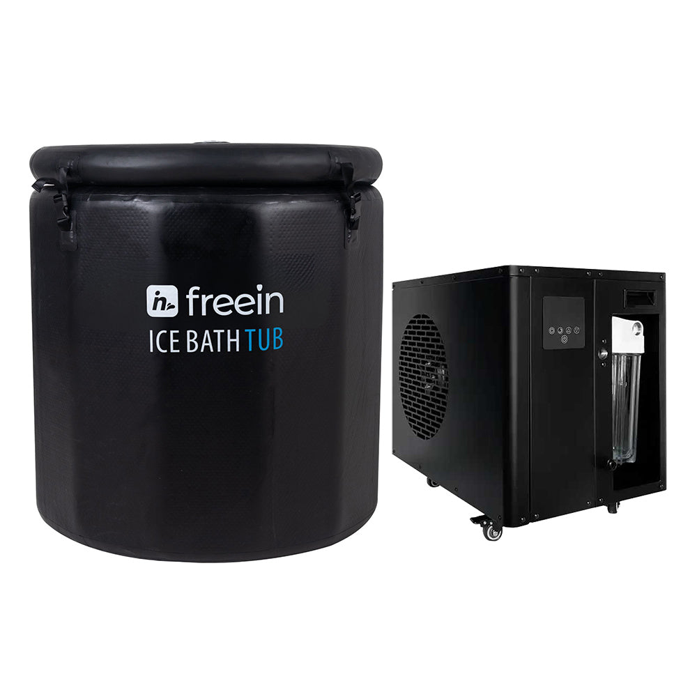 Ice Bath Barrel with Step Stool