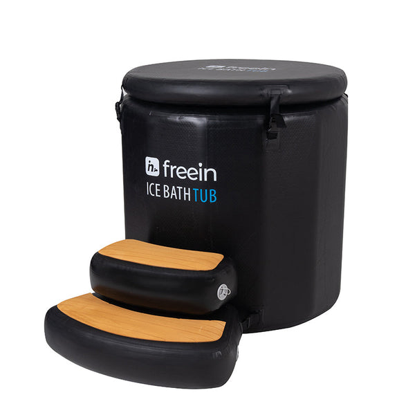 Ice Bath Barrel with Step Stool