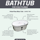 Ice Bath Tub Cold Plunge Tub with 2 Covers, Cold Water Plunge Tub - Insulated Ice Bath Cold Plunge, Portable Ice Bath Pod, Inflatable Cold Plunge Tub