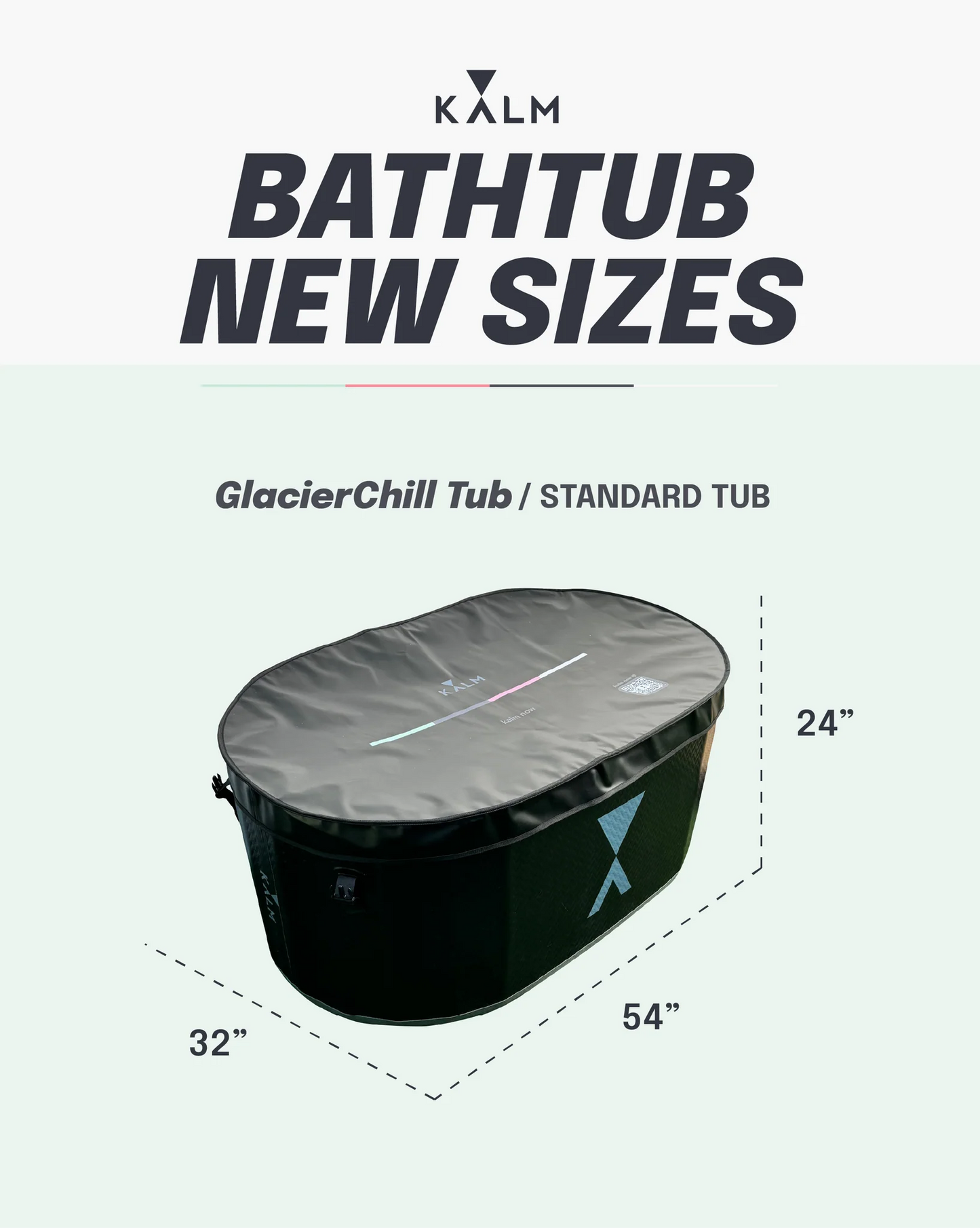 Ice Bath Tub Cold Plunge Tub with 2 Covers, Cold Water Plunge Tub - Insulated Ice Bath Cold Plunge, Portable Ice Bath Pod, Inflatable Cold Plunge Tub