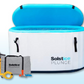 SOLSTICE Original Inflatable Cold Plunge Ice Bath Tub | Outdoor & Indoor | Insulated Lid Hot Cold | 100 Gallon